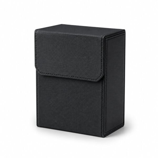 Card Deck Case with Magnetic Flap Closure