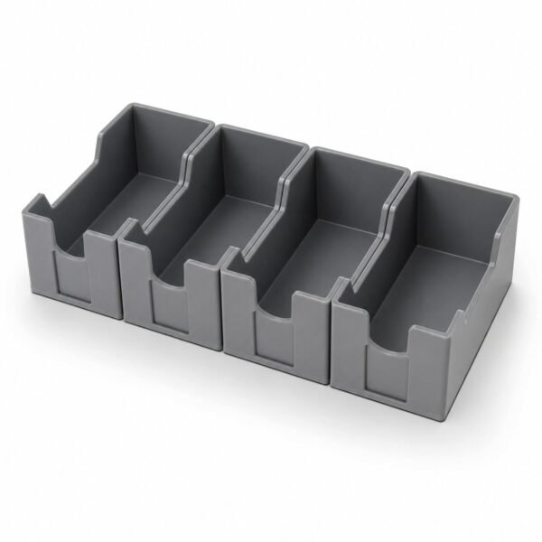 Card Sorting Tray Set, 4 Piece Modular Organizer