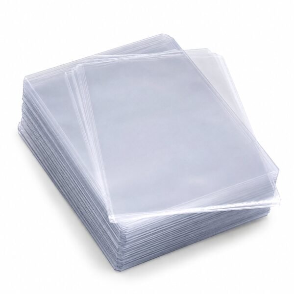 Clear Card Sleeves for Standard-Size Trading Cards, 66 x 91 mm, 100 Pack