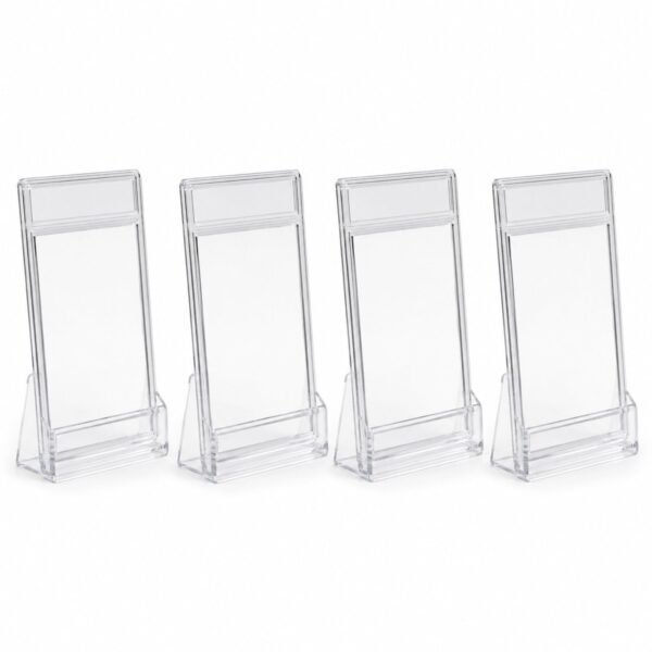 Graded Card Display Stands, 4 Piece Tabletop Set