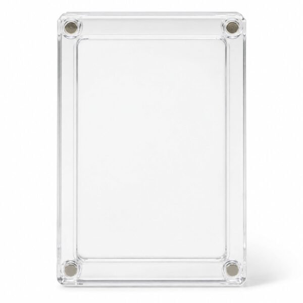 Magnetic Card Holder for Standard-Size Cards, Clear, 35pt