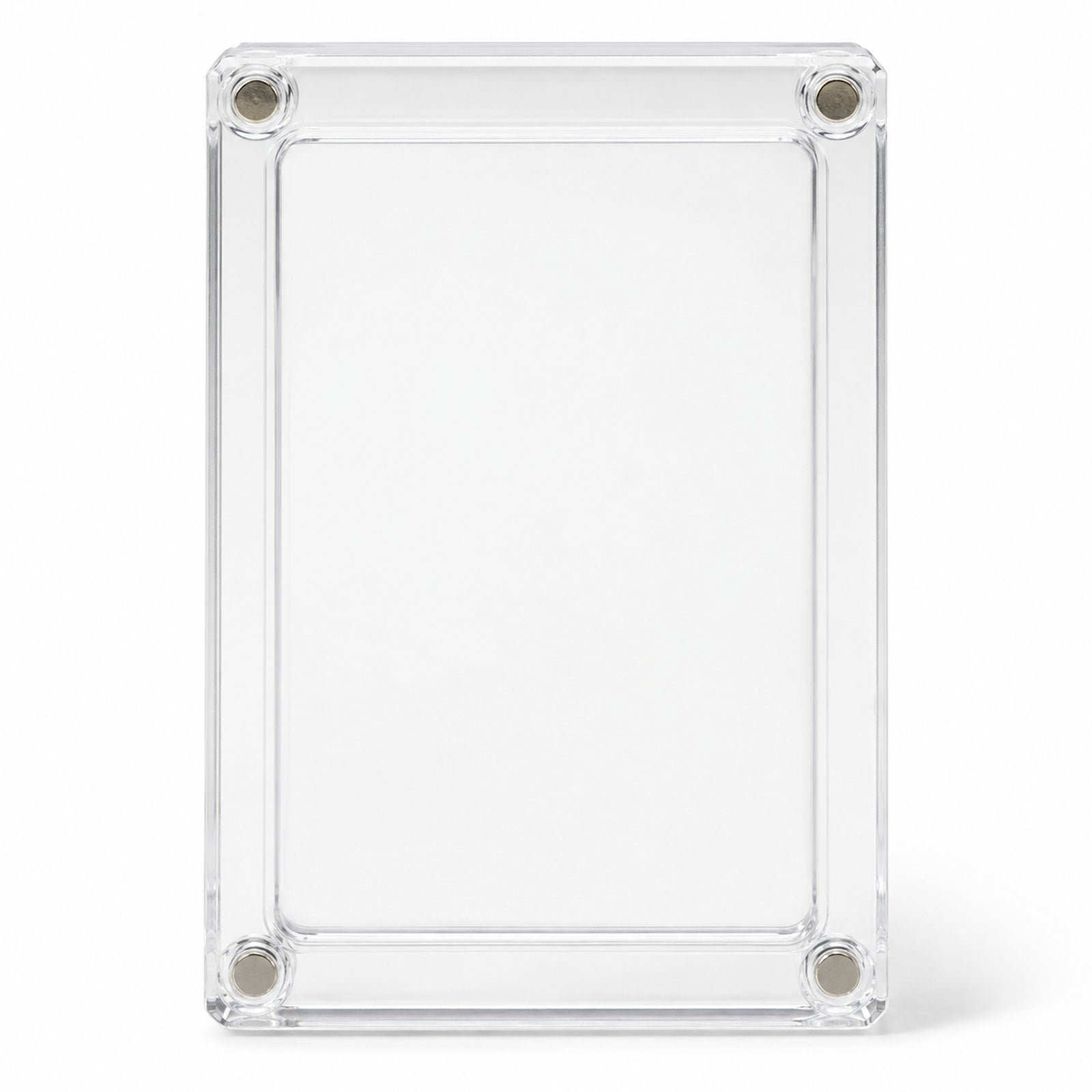 Magnetic Card Holder for Standard-Size Cards, Clear, 35pt