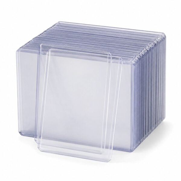 Rigid Card Holders (Top Loaders), 3 x 4 in, Clear, 25 Pack