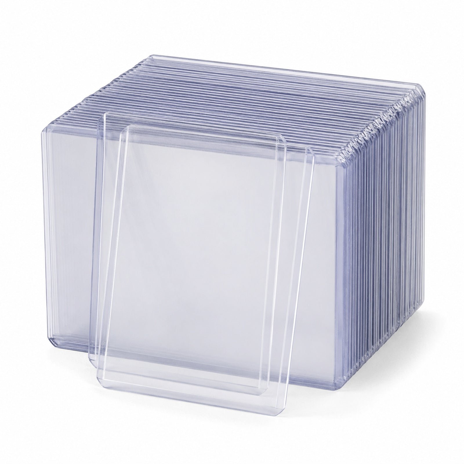 Rigid Card Holders (Top Loaders), 3 x 4 in, Clear, 25 Pack