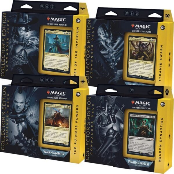 Magic: The Gathering – Warhammer 40,000 Collector’s Edition Commander Deck Display (4 Decks)