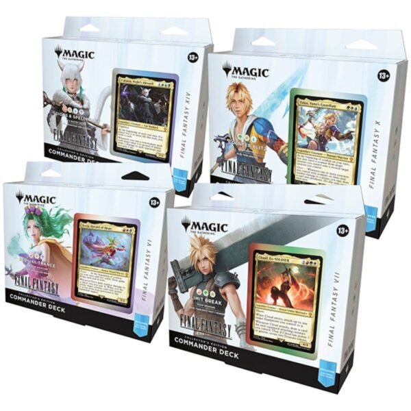 Magic: The Gathering – Final Fantasy Collector’s Edition Commander Deck Display (4 Decks)