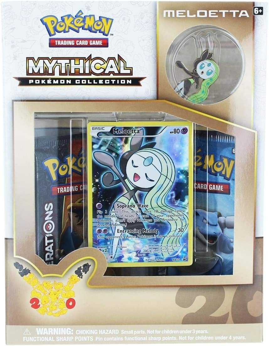Pokémon TCG: XY – Generations Mythical Pokémon Collection Box (Meloetta)