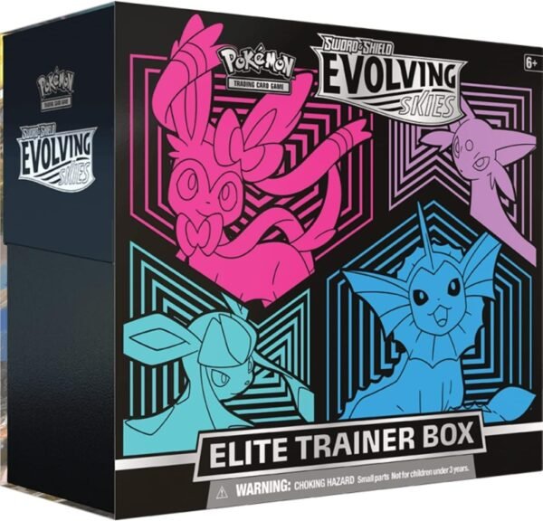 Pokémon TCG: Sword & Shield – Evolving Skies Elite Trainer Box (Blue)