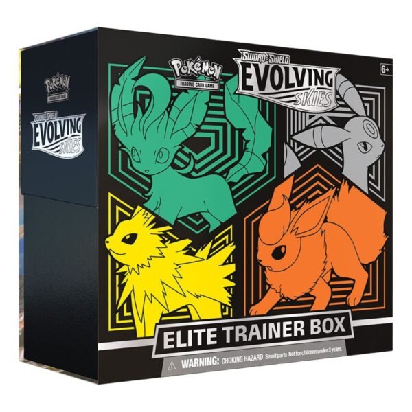Pokémon TCG: Sword & Shield – Evolving Skies Elite Trainer Box (Orange)