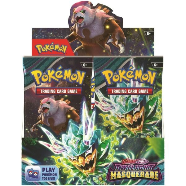 Pokémon TCG: Scarlet & Violet – Twilight Masquerade Booster Box (36 Packs)